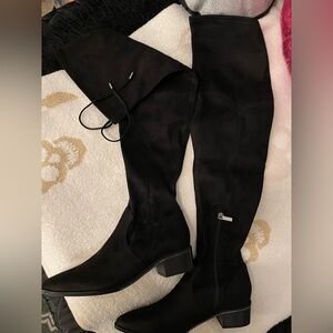 Marc Fisher Yacinda Black Over-the-Knee Boots